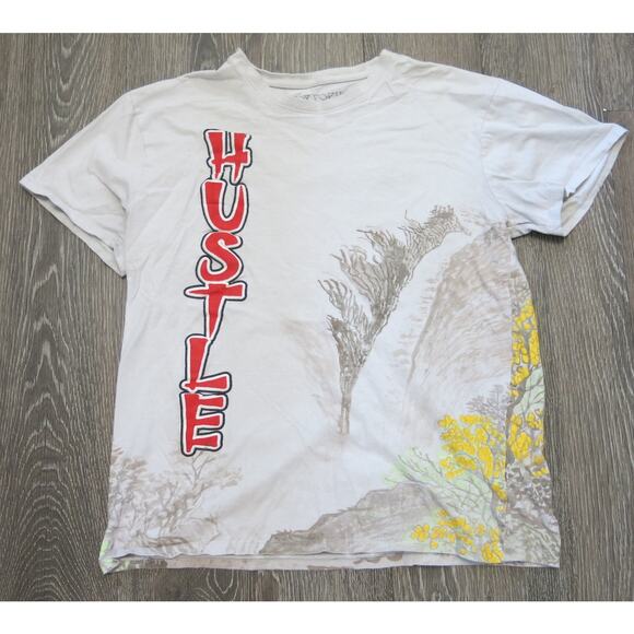 VOX POPULI For the People Hustle Self Made T Shirt Size Medium Men Gray Japanese - Picture 1 of 9